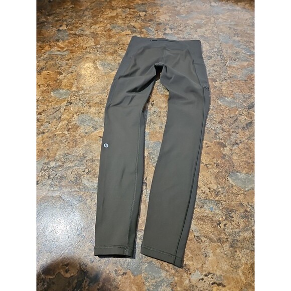 Lululemon Leggings‎ Womens 4 Green Speed Up Tight *Full-On Luxtreme 28" (L9) - Picture 4 of 8